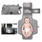 Portable Baby Nappy Pad, Multifunctional Outdoor Travel Folding Diaper Bag