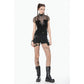 Dark in Love Punk Metal Utility Shorts