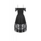 Dark in Love Romantic Gothic Lace-Layered High-Low Dress