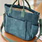 Thick Corduroy Cross Body Handbag