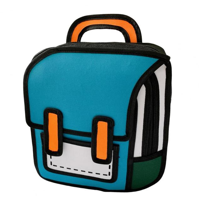 Comic Art Adjustable-Strap Student Backpack