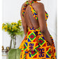 Multi-Wear African Print Dress