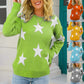 Vireous Five-Pointed Star Casual Women's Sweater