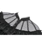 Dark in Love Seraphina Gothic Blouse, Layered Lace Cuffs