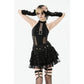 Dark in Love Bondage Mesh-Panel Buckle Halter Top