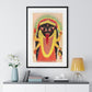 Kali Holding a Demon's Head, Indian Watercolour, from the Original, Framed Art Print