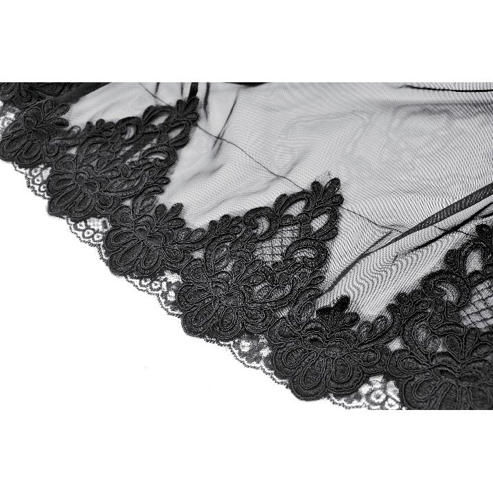 Dark in Love Bellatrix Gothic Embroidered Petticoat Skirt