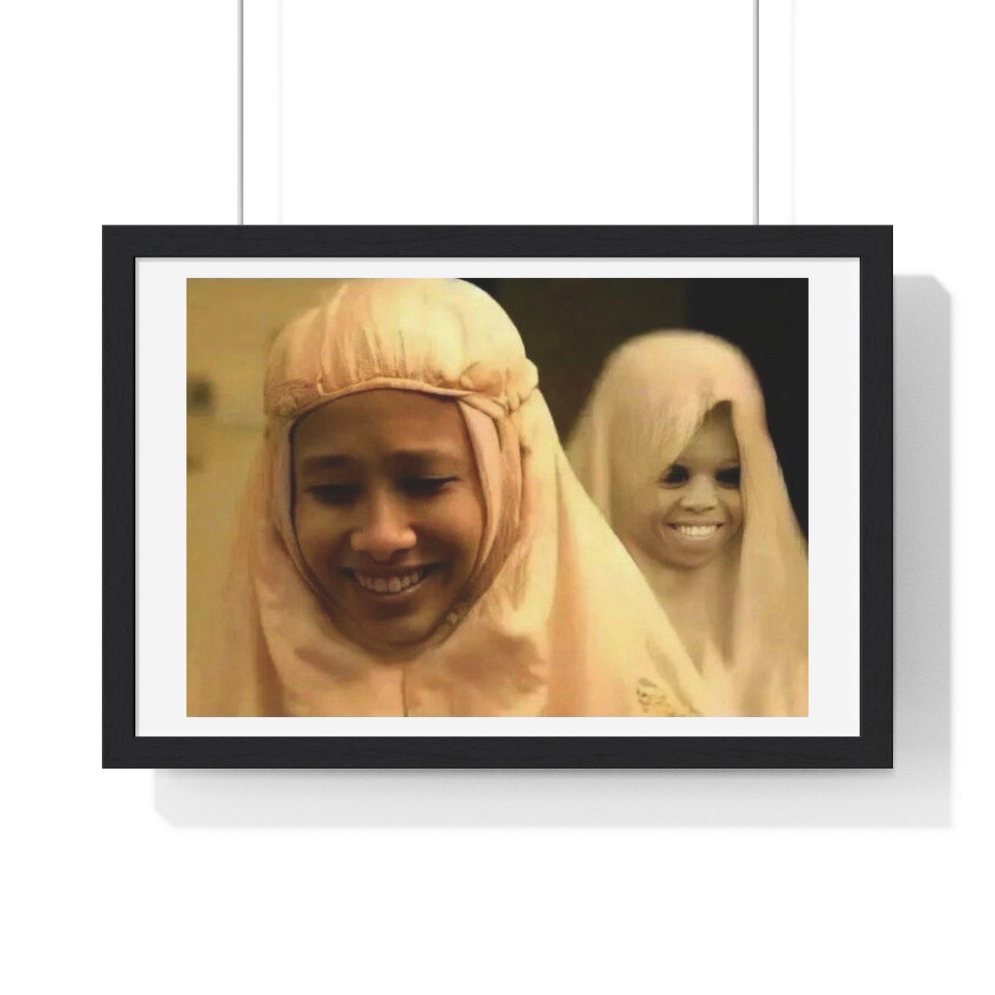 The Mask of Islam 'Designed by AI', Framed Art Print