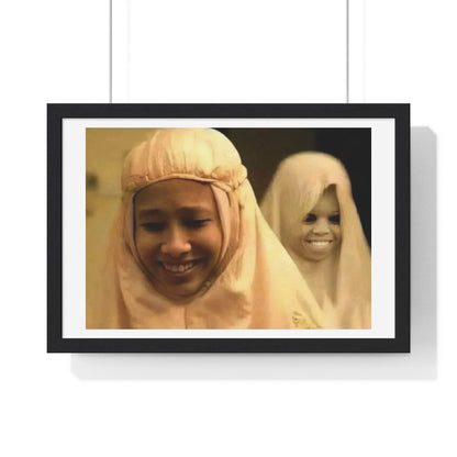 The Mask of Islam 'Designed by AI', Framed Art Print