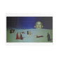 What's That Coming Over the Hill? 19th Century Pastel Art 'Designed by AI' Print on Canvas