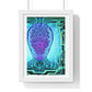 Artificial Intelligence Self Portrait, Psychedelic Framed Art Print 'Designed by AI'