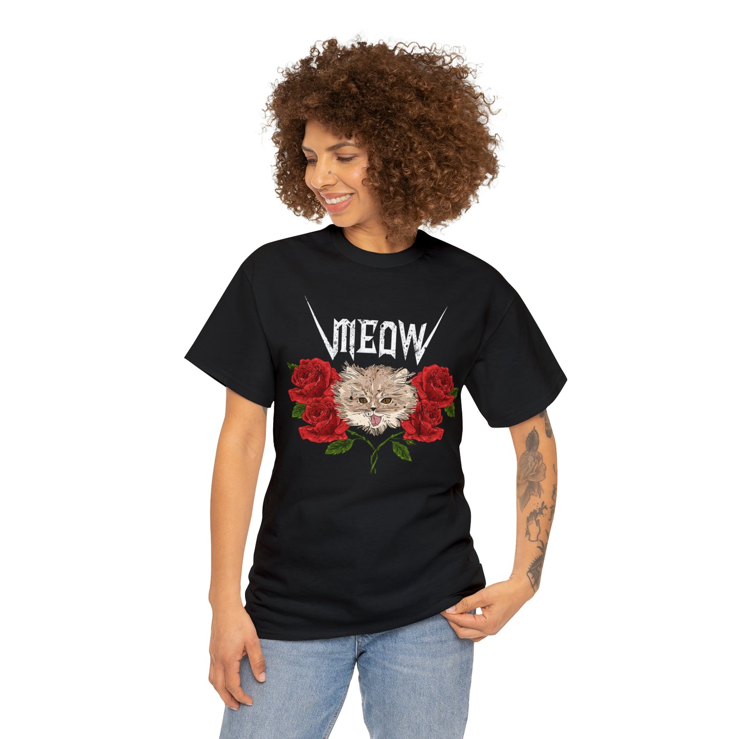 Meow! Cat Design T-Shirt