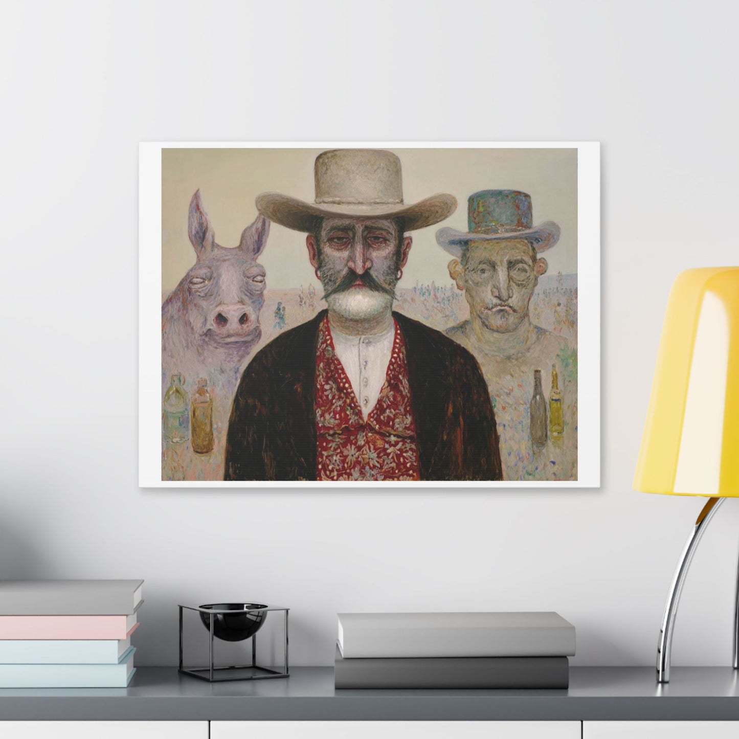 How the West Was Won IV 'Designed by AI' Canvas Art Print