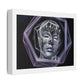 AI Hallucination Gives a Likeness of Itself 'Designed by AI', Art Print on Satin Canvas