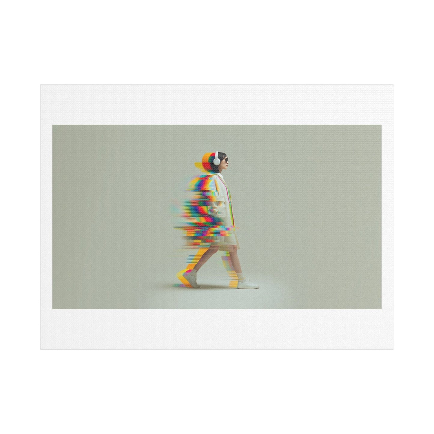 There's a Difference Between Knowing the Path and Walking the Path 'Designed by AI' Art Print on Canvas