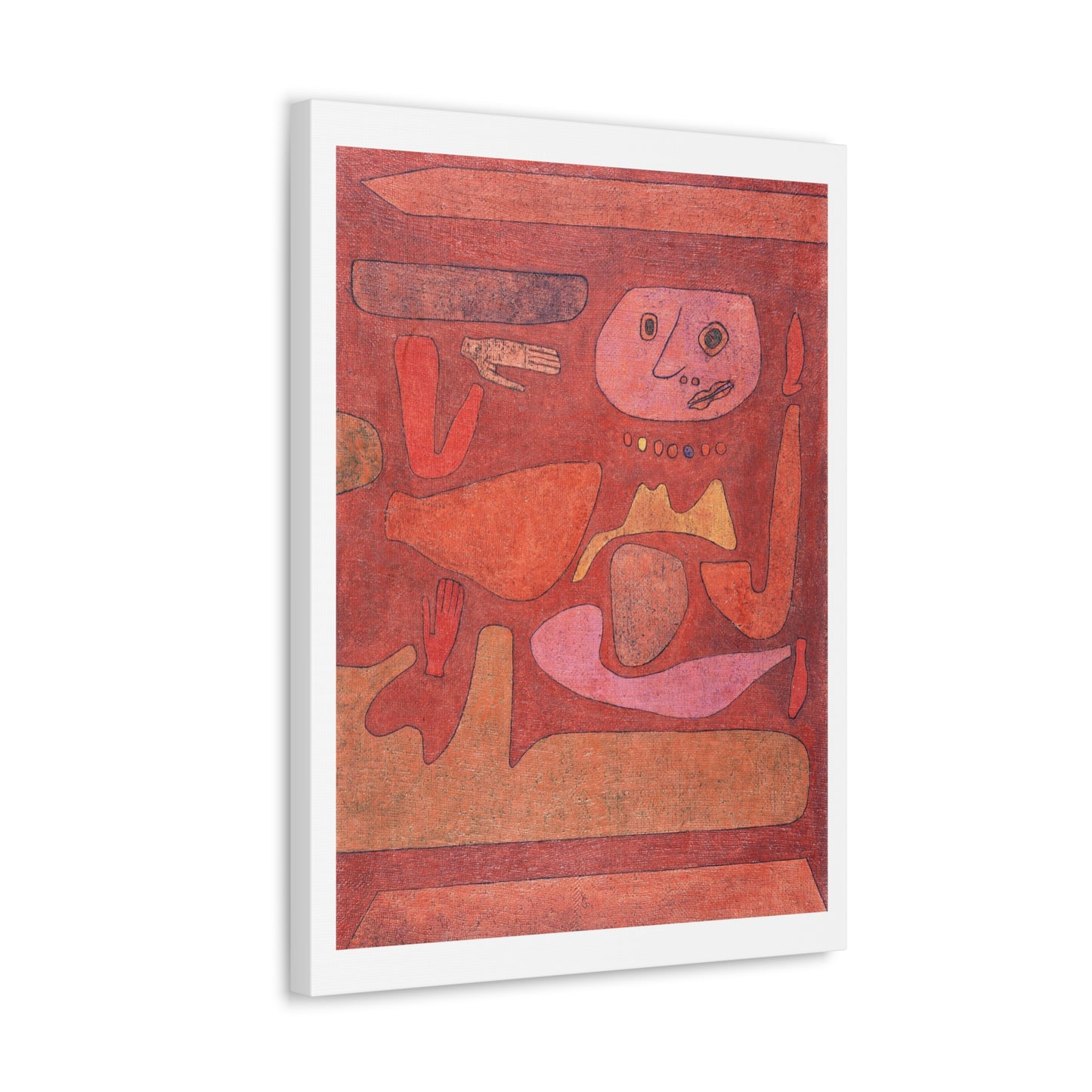 The Man of Confusion (1939) by Paul Klee, Canvas Art Print from the Original