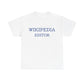 Wikipedia Editor Cotton T-Shirt