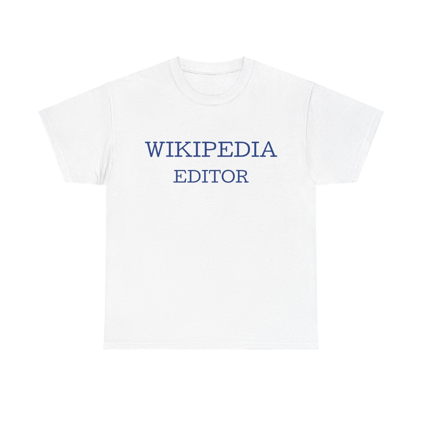 Wikipedia Editor Cotton T-Shirt