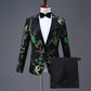 Men's Gold Overlay Stage, Host Single-Breasted Dinner Jacket