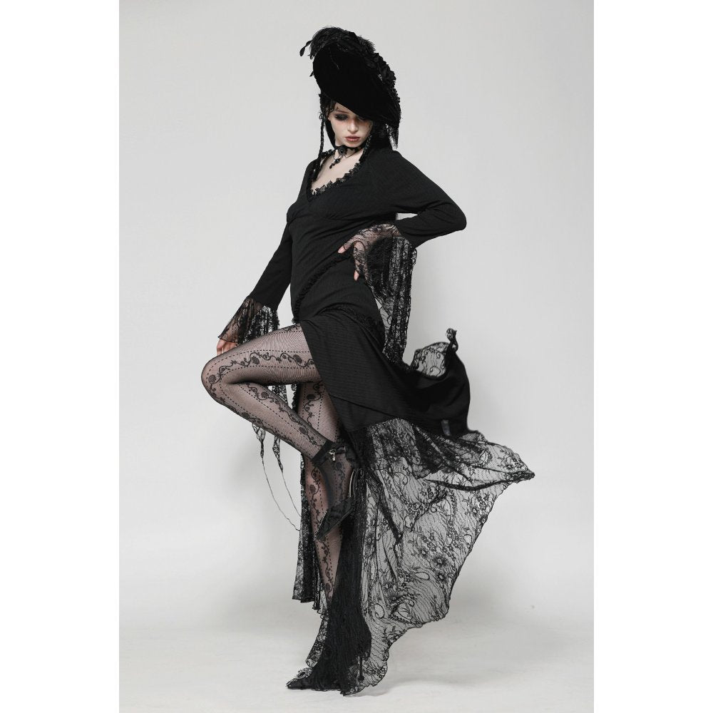 Dark in Love Pandora Witchy Asymmetrical Long Dress