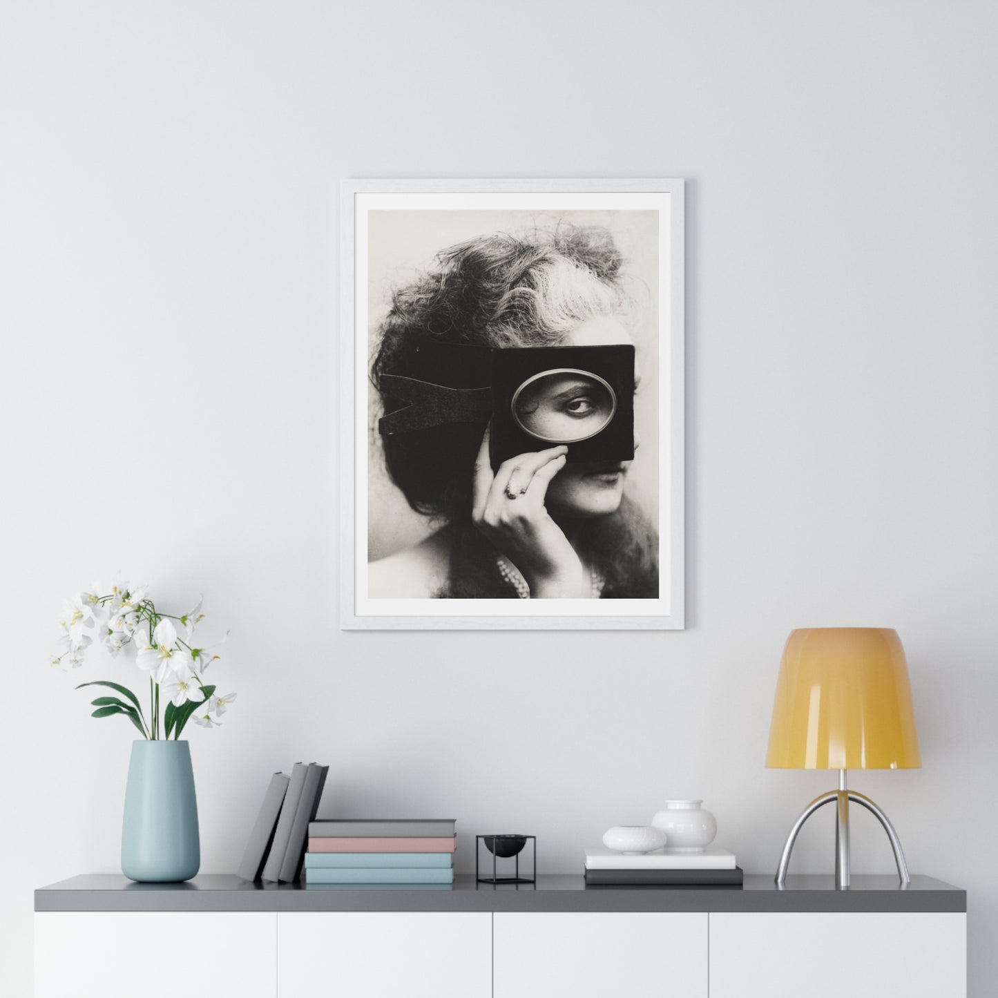 Vintage Photography, Scherzo di Follia (1861–67) by Pierre-Louis Pierson, from the Original, Framed Art Print