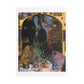 The Walls Have Eyes, Art Print on Satin Canvas, Stretched