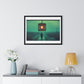 Cinematic Dystopia, Photographic Art 'Designed by AI' Framed Print