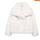 Thick Winter Plush Women's Fashion Bolero Jacket, Large Lapel