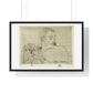 Portrait of Arthur Roessler (1922) by Egon Schiele, from the Original, Framed Art Print