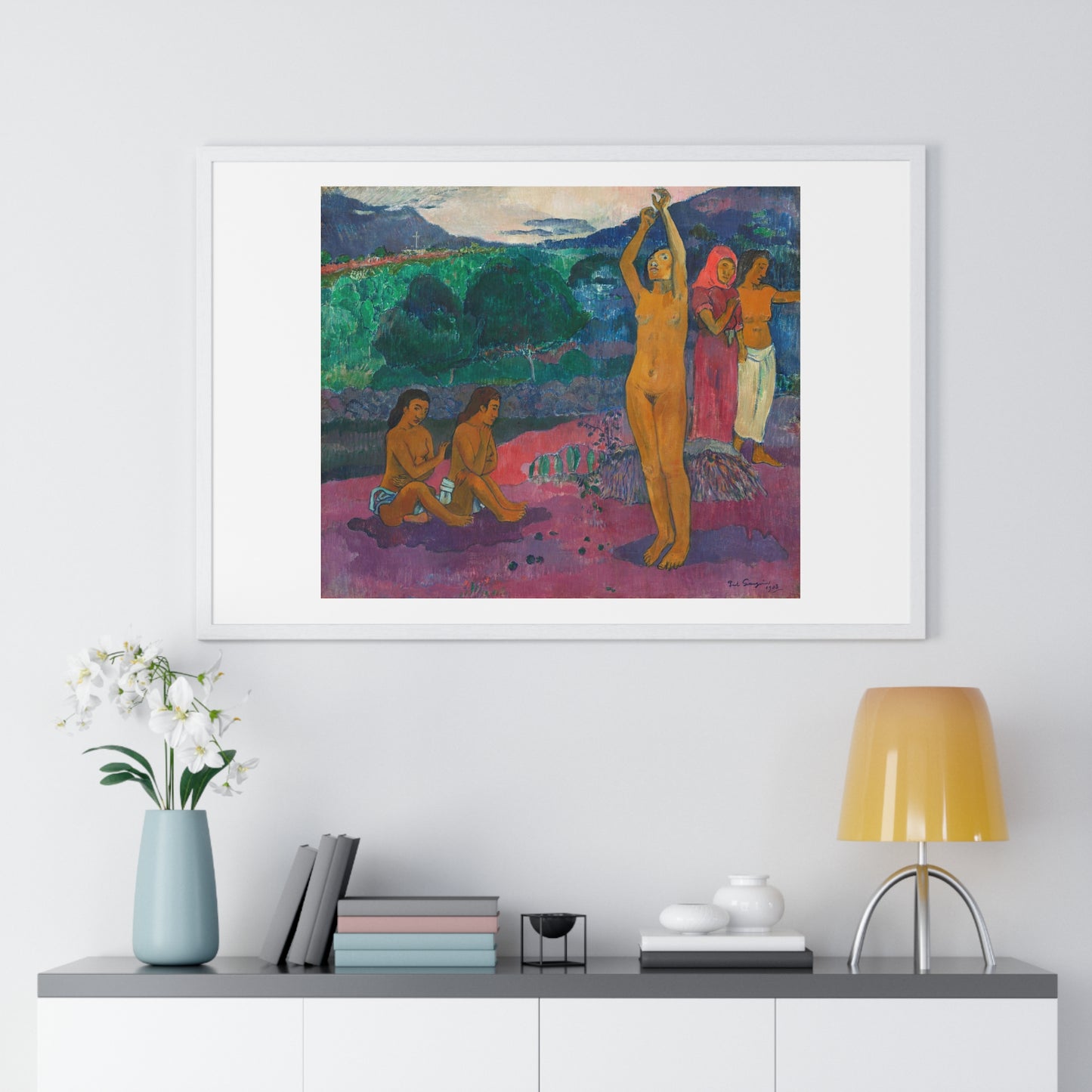 The Invocation (1903) by Paul Gauguin, from the Original, Framed Print