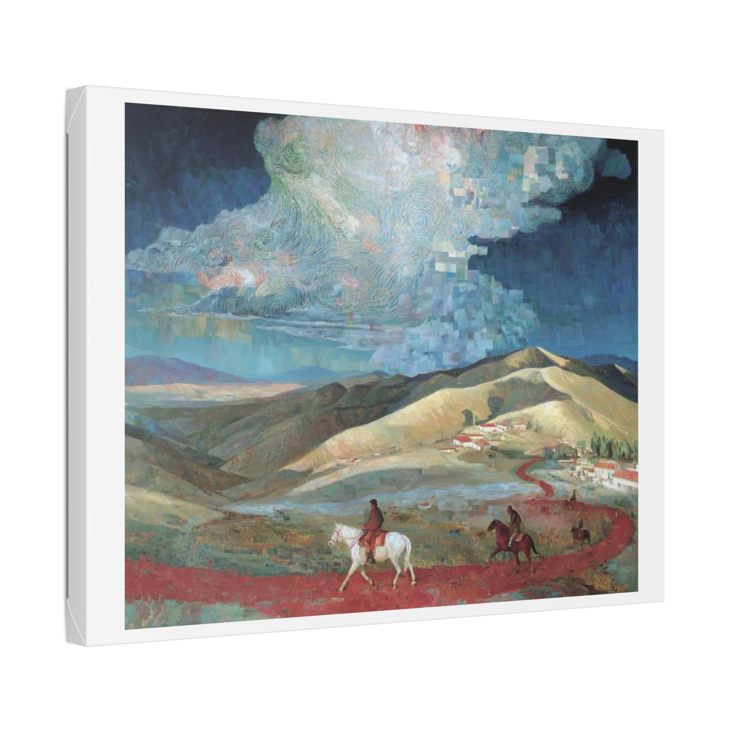 How the West Was Won II 'Designed by AI' Canvas Art Print