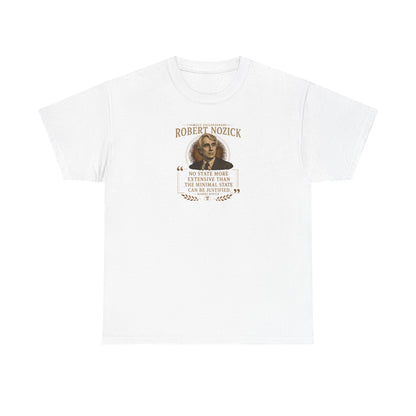 Robert Nozick on Legitimate Government and the Minimal State, Philosophy Tribute T-Shirt