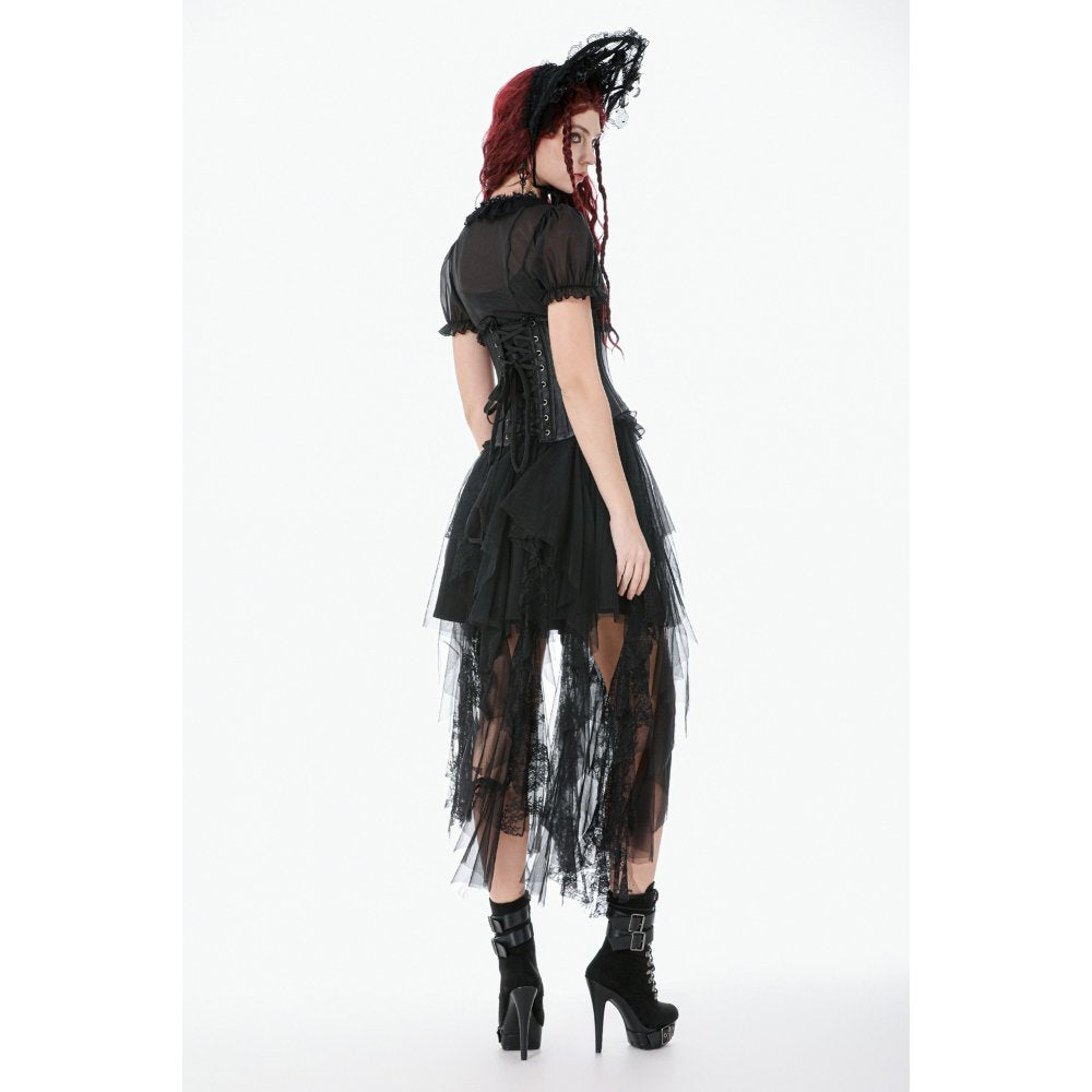 Dark in Love Dark Fairy Lace Midi Skirt