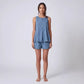 French-Style Casual Two-Piece Women's Summer Smock and Shorts Set