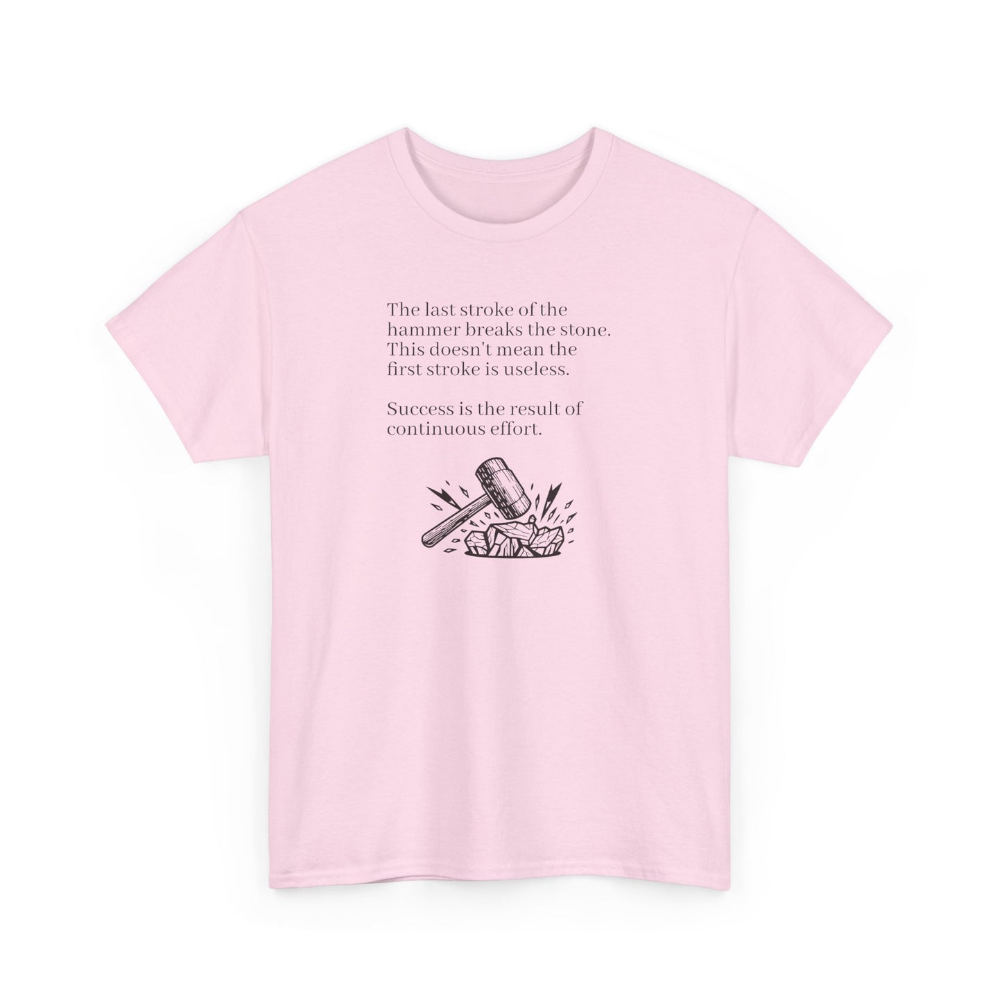 Success is the Result of Continuous Effort, Positive Vibes T-Shirt