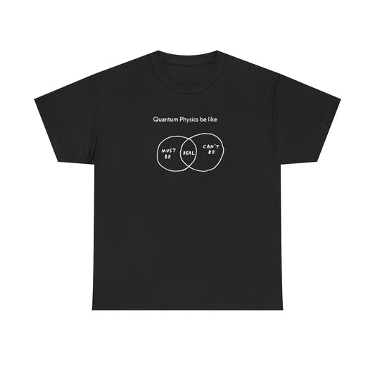 Quantum Physics, Funny Cartoon Art T-Shirt