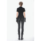 Dark in Love Ruptured Lace-Up Punk Shirt