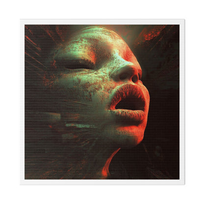 Red Shift Desire 'Designed by AI' Canvas Art Print