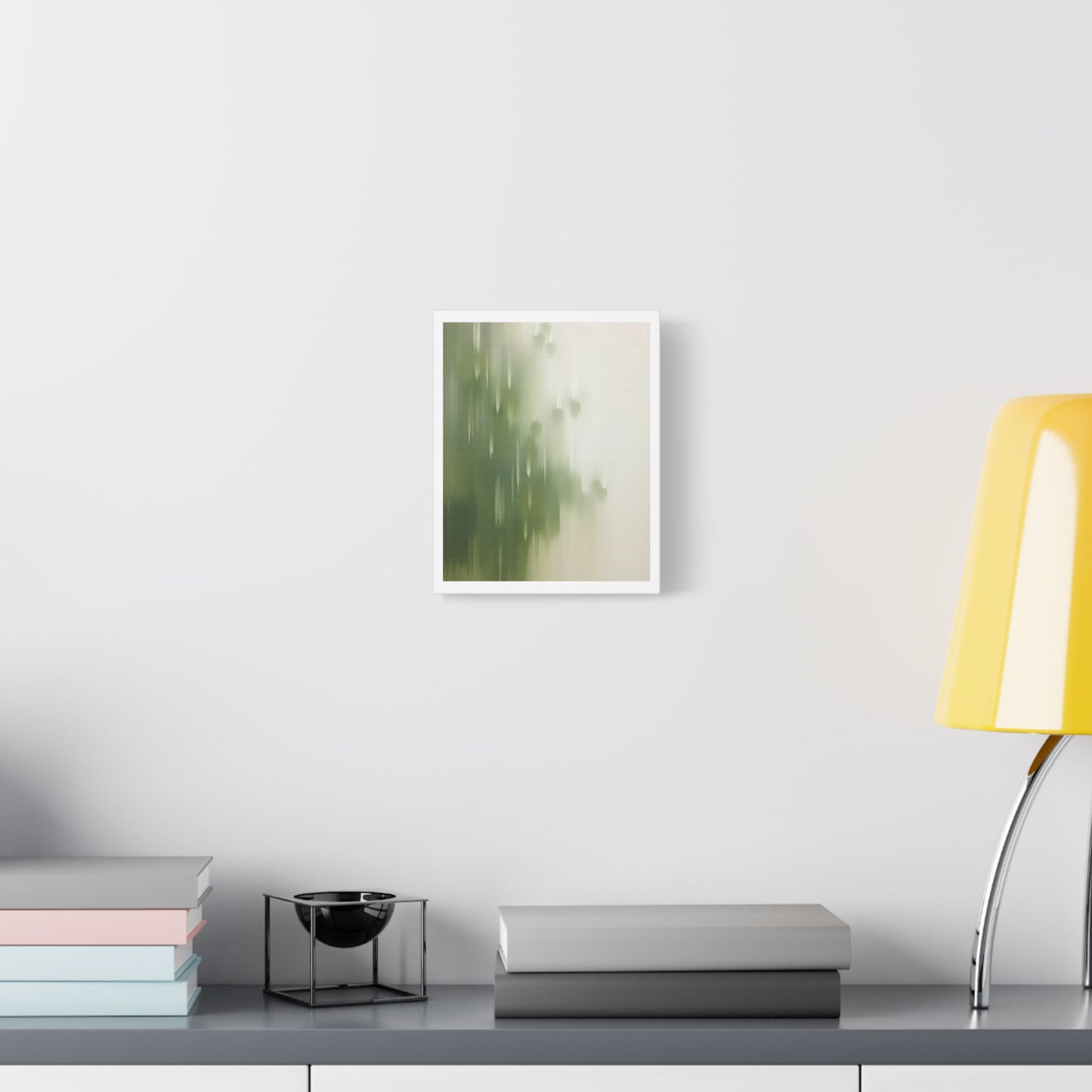 Faded Pastel Abstract Decor Art 'Designed by AI' Print on Canvas