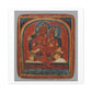 Initiation Card 'Tsakali' Avalokitesvara (circa 1420), Tibet, Art Print from the Original on Canvas