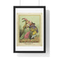 The Kiss at Würtemberg (1797) by James Gillray, from the Original, Framed Art Print