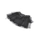 Dark in Love Bonded Tulle Layered Goth Mini Skirt in Black