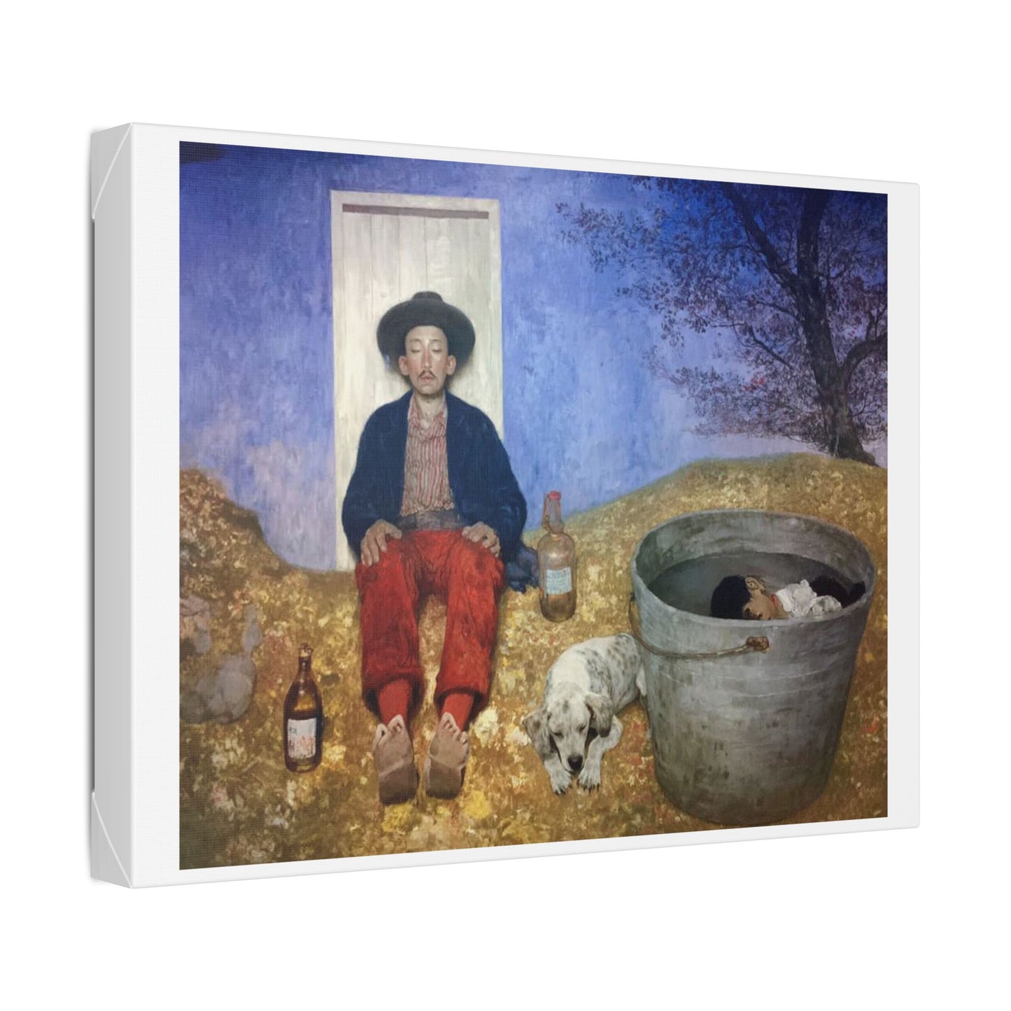 How the West Was Won 'Designed by AI' Canvas Art Print