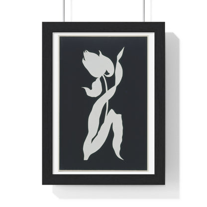 Tulip, Null by Philipp Otto Runge, from the Original, Framed Art Print