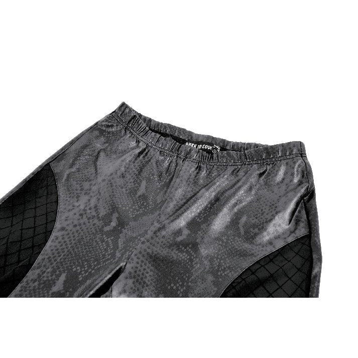 Dark in Love Serpentine Mesh-Panel Leggings