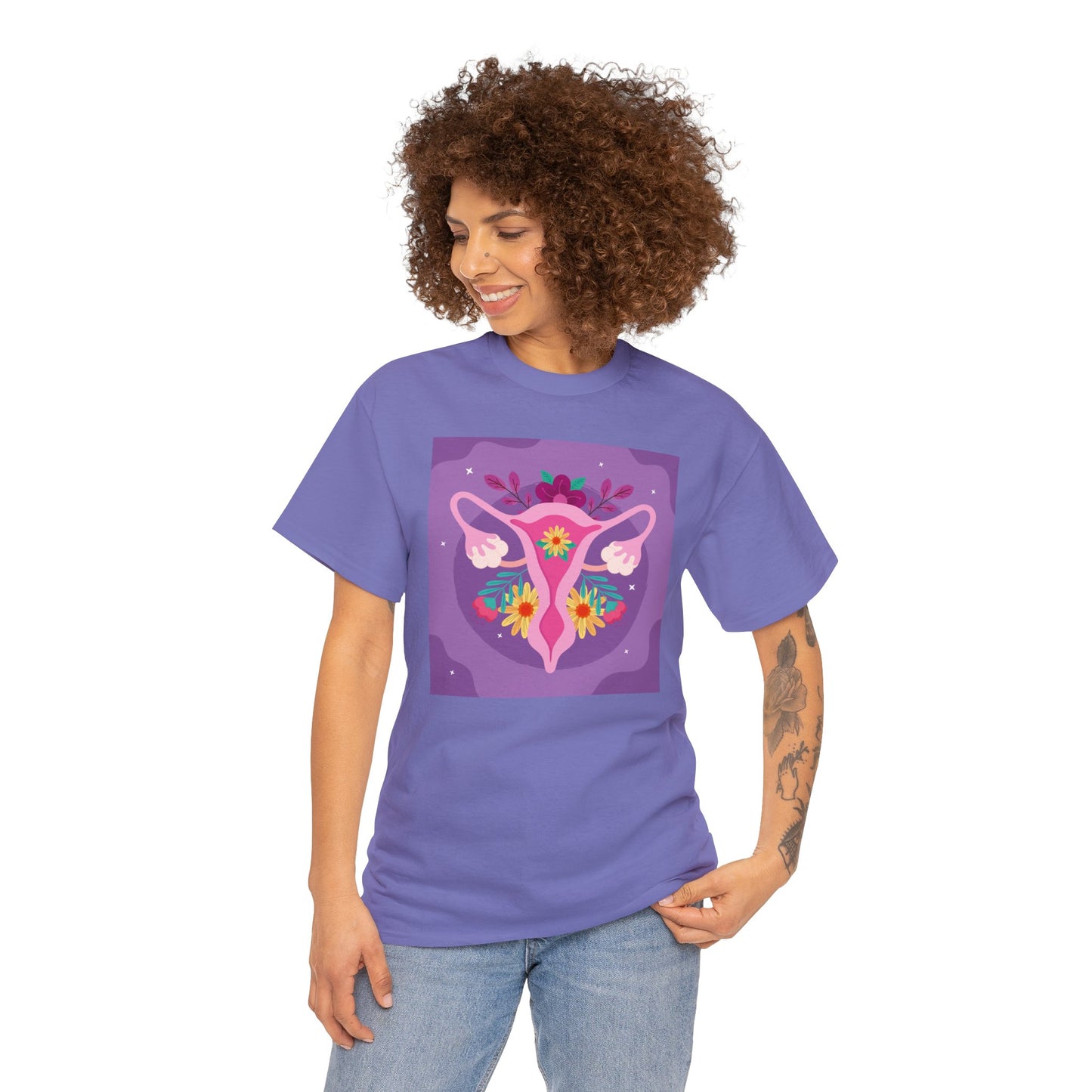 Vagina Flowers Decoration Art T-Shirt