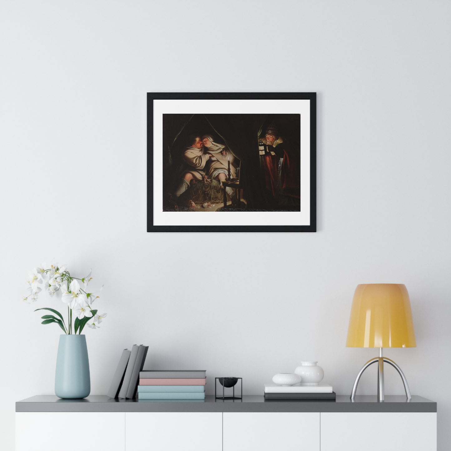 Satire on Celibacy (1600-1649) by Anonymous Artist, From the Original, Framed Print