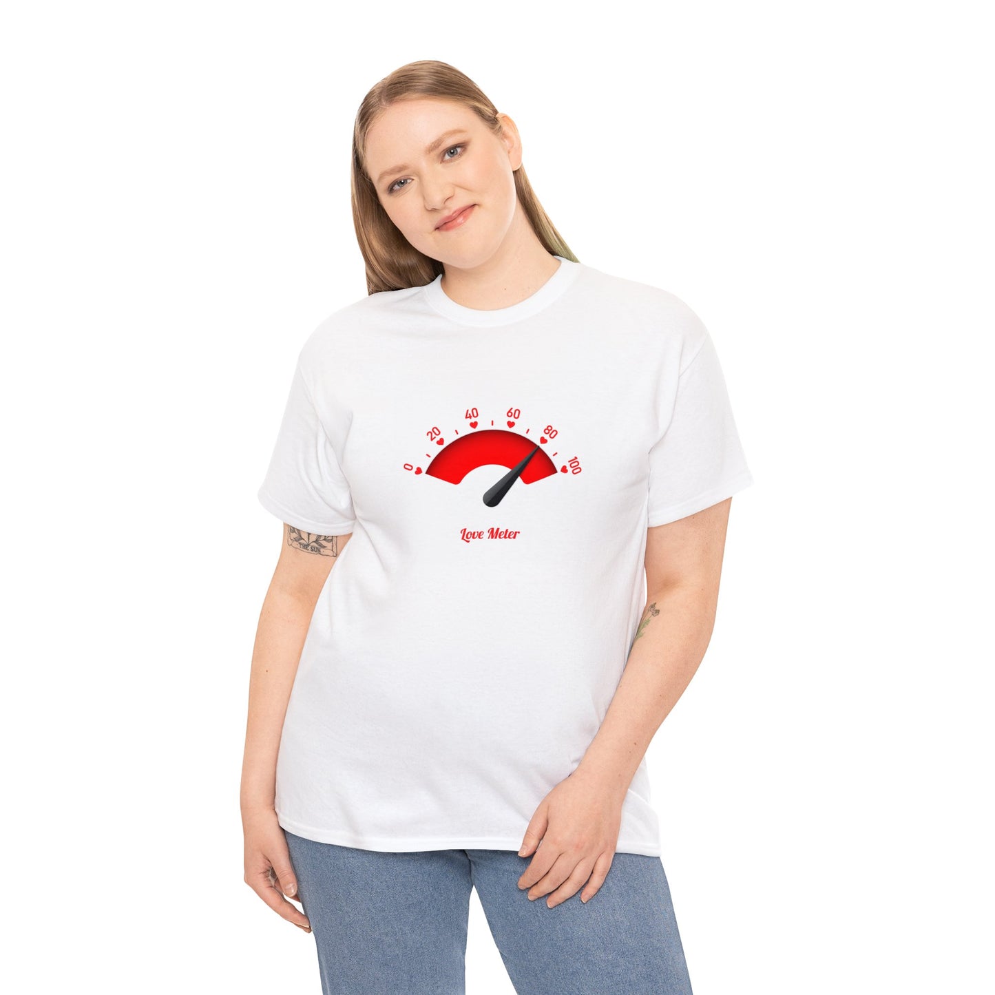 Love Meter! Fashion Cotton T-Shirt