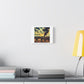 War in the Style of Edvard Munch 'Designed by AI' Art Print on Canvas