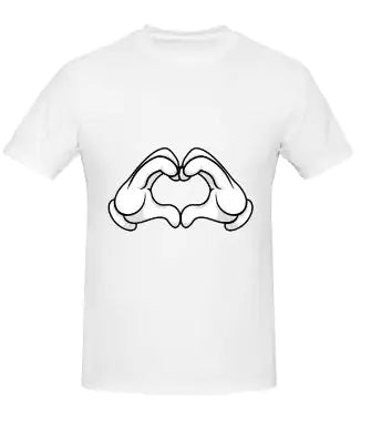 Hands Heart Love Cotton T-Shirt